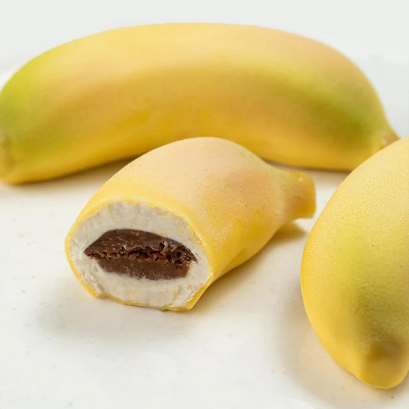 Forma do pieczenia designie banan ze spożywczego silikonu