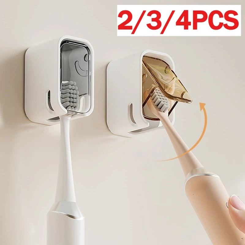 Nowoczesny organizer na szczoteczki elektryczne do łazienki bezpieczny