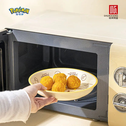 Ceramiczny zestaw do kuchni Pikachu żółto-kremowy codziennego użytku