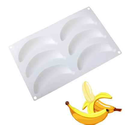Forma do pieczenia designie banan ze spożywczego silikonu