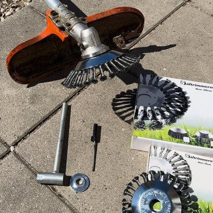 StalTrimmer™ Pro – Stalowa szczotka do kosy