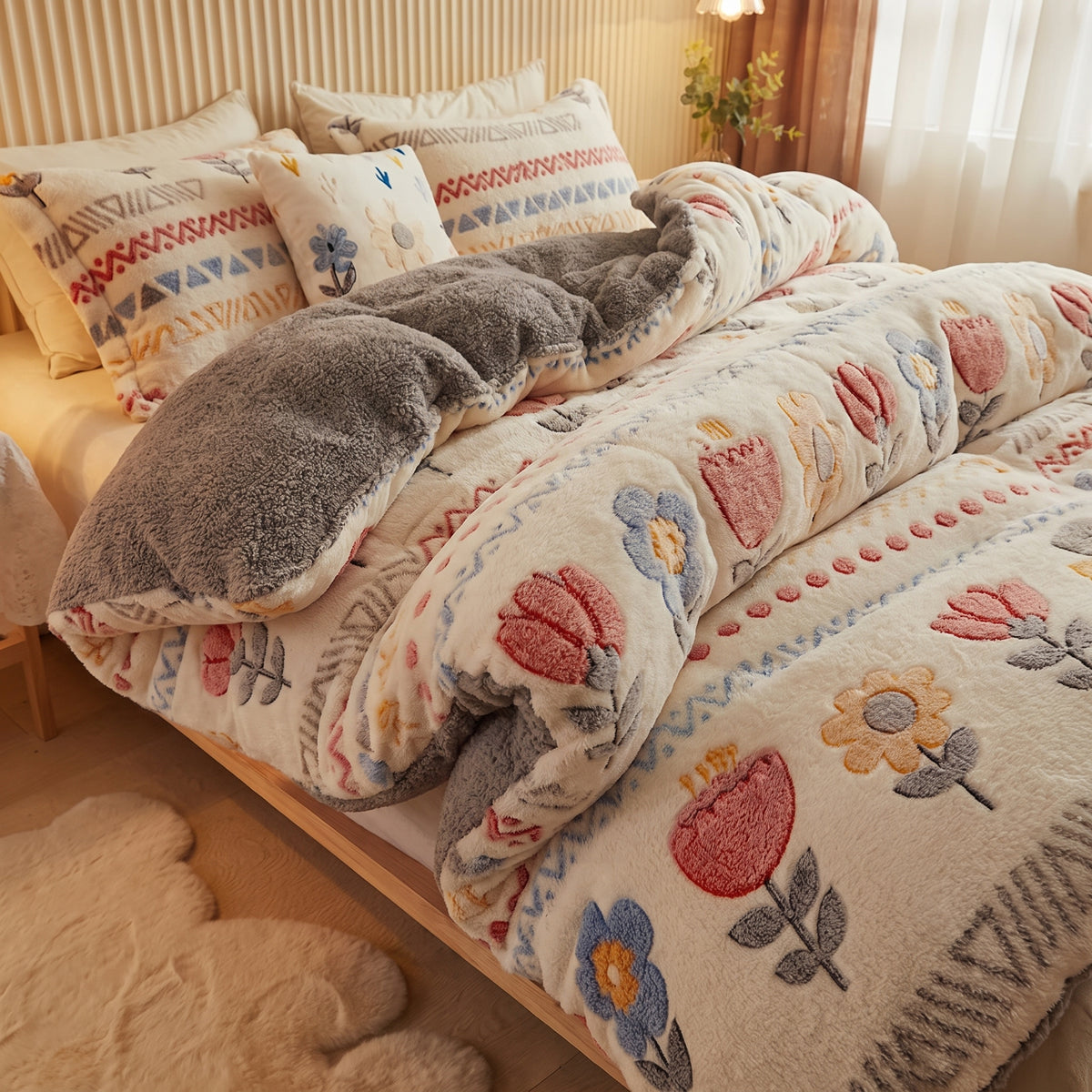 1 szt. Koc, Gruby 200X230CM 5KG — detal (1 szt. Koc, Gruby 200X230CM 5KG)