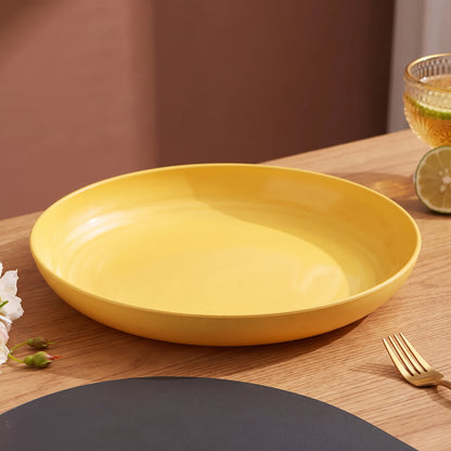 Talerz żółty, 28cm  6szt — detal (Talerz żółty, 28cm  6szt)
